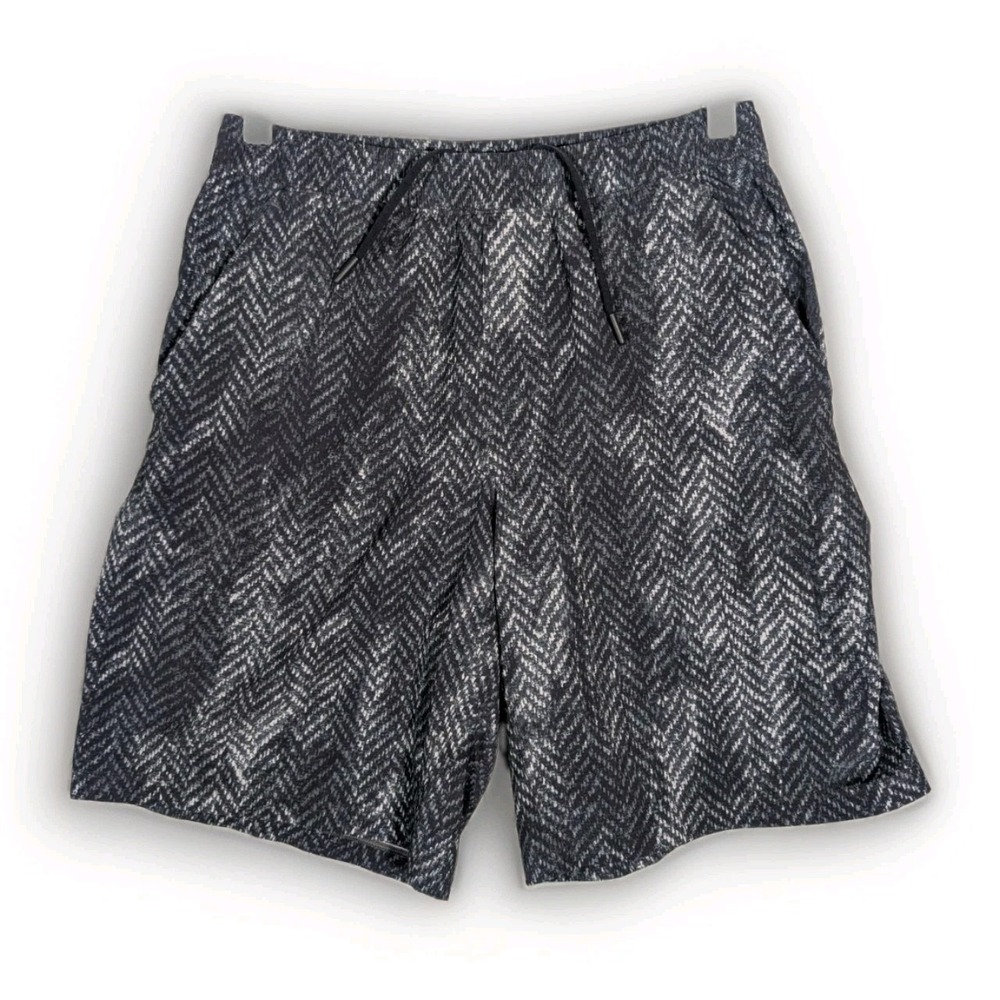 Lululemon Pace Breaker Short Men's Medium 9" Lined Bleached Herringbone M7AAYS